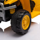 CAT 6V Yellow Toddler Electric ATV Quad with Foot Pedal Control