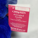 Blue Gorilla Singing Achy Breaky Heart Plush Toy 10”