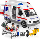 Rescue Adventure Friction-Powered Ambulance Toy for Children