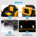360-Degree Rotating Electric Excavator and Bulldozer Ride-On Vehicle