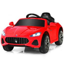 Pink 12V Remote Control Ride-On Car for Kids with Lights