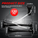 Dual Black 12V 150DB Air Horn System with 120 PSI Compressor for Trucks