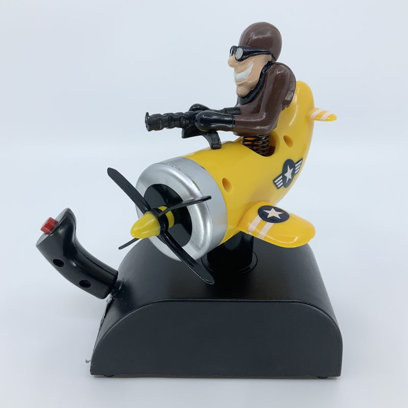 Animatronic Yellow Blaster Fighter Plane Pilot Model – Tested and Functional