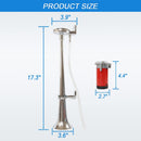 12V 150DB Chrome Zinc Single Trumpet Air Horn for Trucks