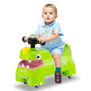 Dinosaur-Themed Ride-On Car for Kids with Under-Seat Storage and 4 Smooth-Glide Casters