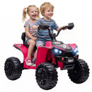 24V Dual Motor Pink 2-Seater Kids ATV 4-Wheeler