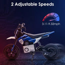 Electric Motocross Ride-On Motorcycle for Kids with Adjustable Speed