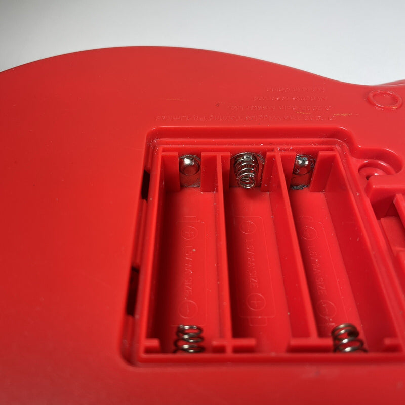Red Spin Master Musical Guitar Toy 2003