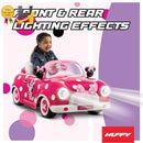 Minnie Mouse 6 Volt Electric Convertible Ride-On Car for Kids Ages 3 and Up