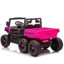 24V 400W 4WD Electric Dump Truck for Kids with 2.4G Remote Control & MP3 Player