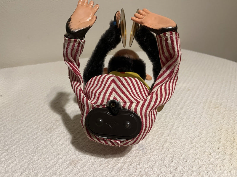 Vintage Working Musical Clapping Cymbal Monkey Toy with Original Box