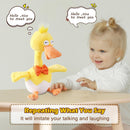 13" Interactive Eggshell Dancing Duck that Mimics Your Voice