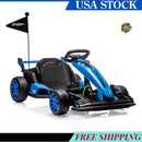 24V Electric Drifting Go Kart for Kids - 400W Ride-On Toy with 3 Speed Settings and 4 Wheels