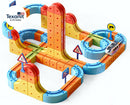 Toddler-Friendly Electric Train and Car Track Set for Kids Aged 3 to 8