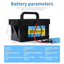 24V 8Ah Lithium Battery for Children’s Ride-On Vehicles with 25A BMS and 2A Charger
