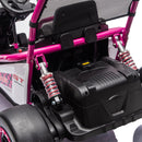 24V 400W Kids Electric Drift Go Kart with Rear Suspension and Roll Cage