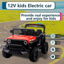 12V Electric Ride-On Car for Kids with Remote Control, Swing Feature, Music, and Safety Seat Belt