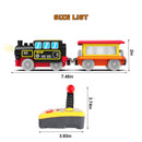 Remote-Controlled Battery-Powered Train Set for Wooden Tracks