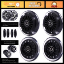 Light-Up Front Polyurethane Wheels Set for Wiggle Car with Slim Rear Design