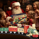 XINGYING Kids Electric Train Set with Lights for Ages 4-8