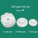 Kids Electric Vehicle Plastic Gear Replacement Parts, Large Size