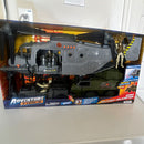 Military Helicopter Play Set with Vehicle and Action Figures