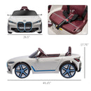 White BMW Electric Ride-On Car for Kids with Remote Control