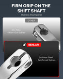 Chrome Shift Peg Set with Stainless Steel Heel Toe for Harley Touring