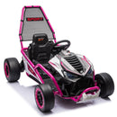 24V 400W Kids Electric Drift Go Kart with Rear Suspension and Roll Cage