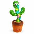 Interactive Plush Cactus Toy with Singing and Recording Features for Kids