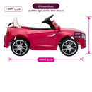 12V Pink Sports Car Ride-On with Doll Seat by American Girl