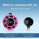 12V Dual Tone Electric Car Horns with Protective Grill