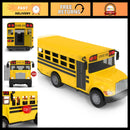 Interactive School Bus Toy with Lights, Sounds, and Moving Parts for Kids