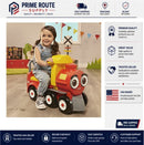 Ride-On Train Scoot with Storage and Bell for Indoor and Outdoor Fun