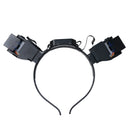 Black Cosplay Headband with Adorable Mechanical Ears
