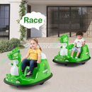 Remote-Controlled Colorful Flashing Light Bumper Car for Kids