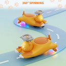 Kids' 2-in-1 Wiggle Ride-On Car with Pedal and Two Speed Options