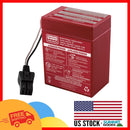 6-Volt Rechargeable Battery for Power Wheels Vehicles, Simple Installation