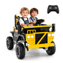 24V Electric Ride-On Excavator with Remote Control and 4WD Capability
