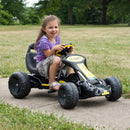 Lil' Rider Black 4-Wheel Pedal Go Kart for Kids