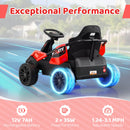 12V Electric UTV Ride-On Car for Older Kids with Remote Control - Red