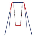 Green and Blue Baby Swing Set 2-in-1 Plastic Safe Mental Development Toy