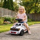 Qaba 3-in-1 FORD Shelby Push and Slide Car in White