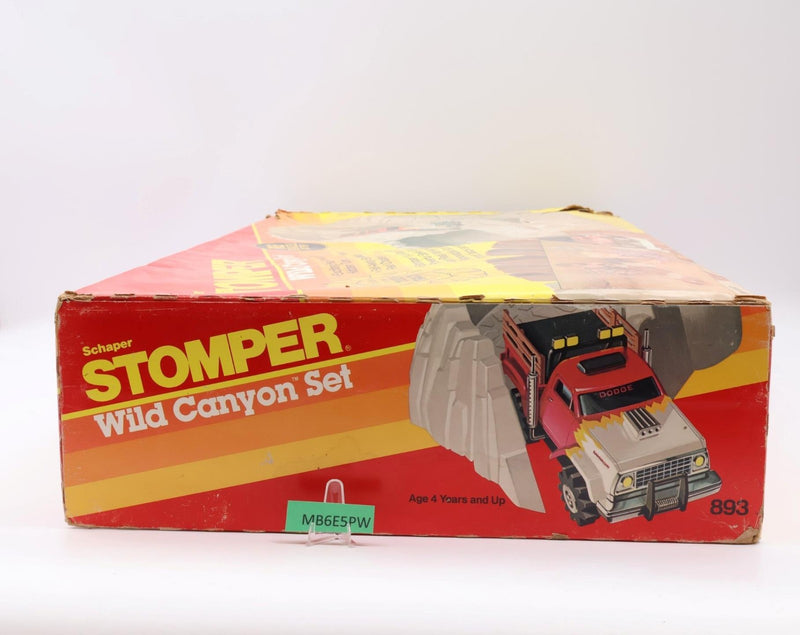 Wild Canyon 4x4 Stompers Rough Riders Vintage Playset with Track and Box 1983