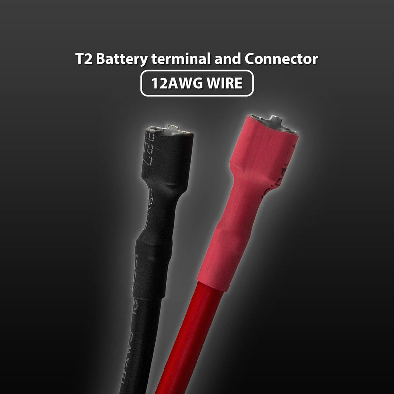 12-Volt Ride-On Vehicle Wire Harness Connector Compatible with Red 2-Pole Battery