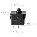 Set of 2 Plunger Style Foot Pedal Switch Accelerators for 12V and 6V Power Wheels