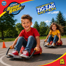 Turtle Glide Sit Skateboard for Kids - Zigzag Motion for Indoor and Outdoor Fun