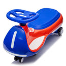 12V Dual-Function Kids Electric Wiggle Car with Bluetooth, LED Lights, and Durable Frame for Ages 3-8