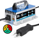 12 AMP 36 Volt Waterproof Golf Cart Charger for Club Car, EZGO & Yamaha