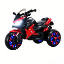 Electric Ride-On Motorcycle with Training Wheels for Children Aged 3-6